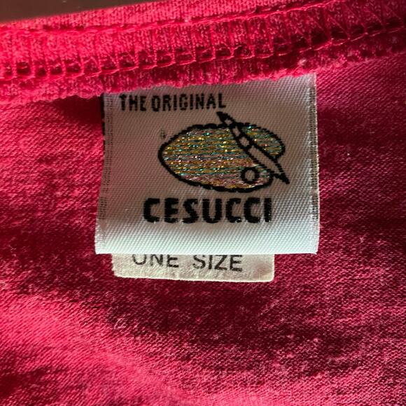 Cesucci Vintage Heart Embellished Tee One Size (XL) - Picture 3 of 5
